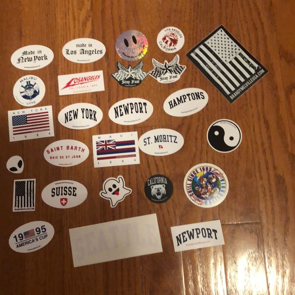 brandy melville stickers